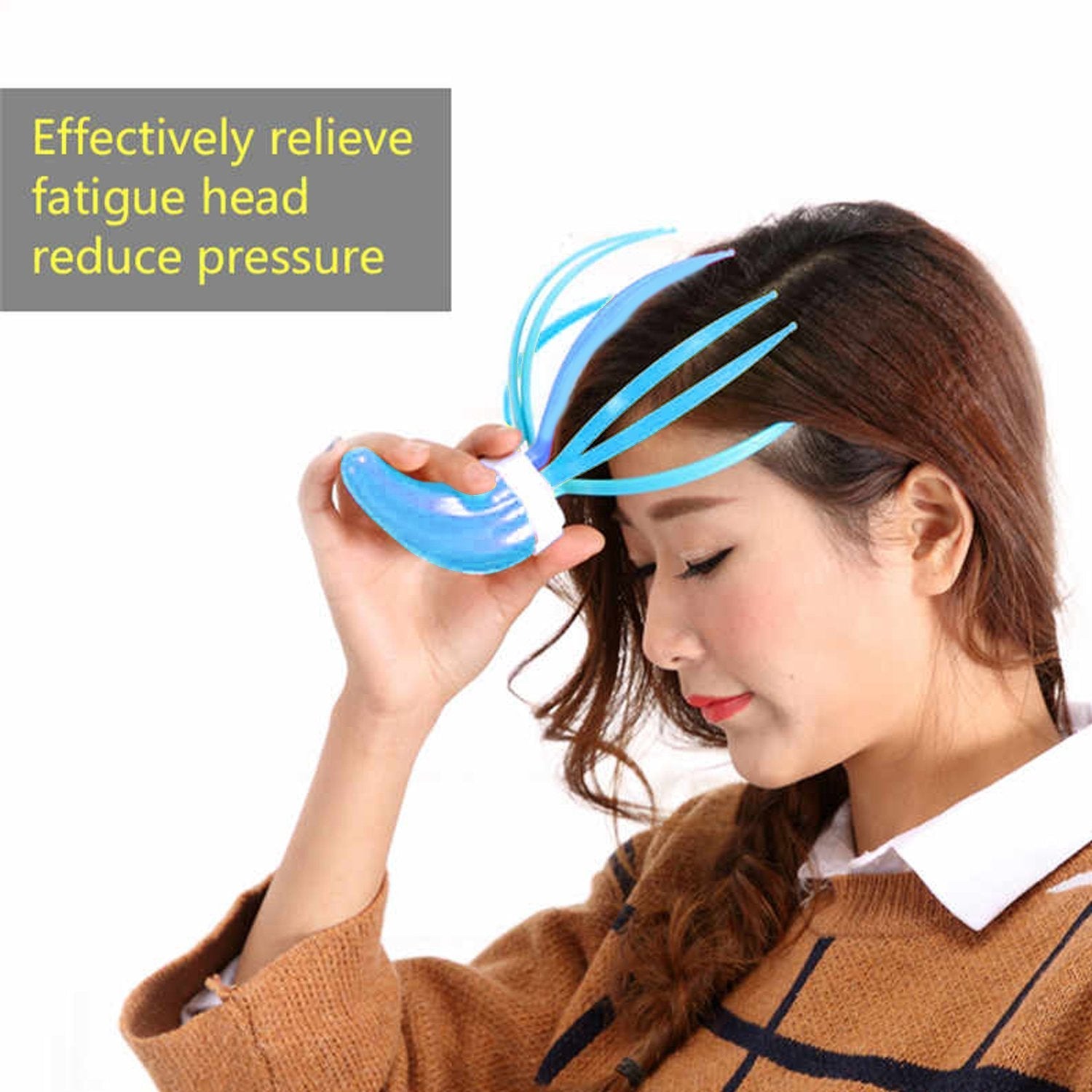 Hand grip head massager Hand grip head massager